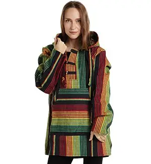 Kathmandu Imports Rasta Hoodie Jacket w/ Pocket