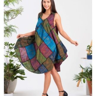 Kathmandu Multi Patch Short Tank Dress - One Size