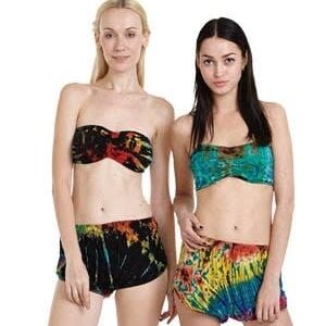 Kathmandu Tie Dye Booty Shorts - One Size