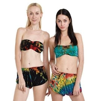 Kathmandu Tie Dye Booty Shorts - One Size