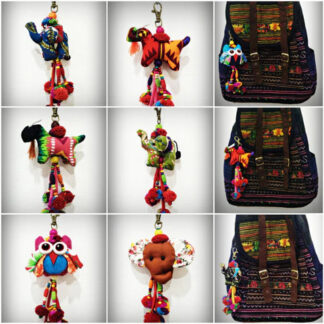 Keychain Thai Handmade Hill Tribe Stuffed Animal