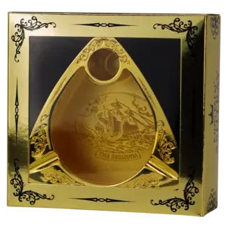 King Palm Ashtray Bermuda Gold