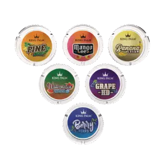 King Palm Glass Ashtrays The Flavor Series Asst.