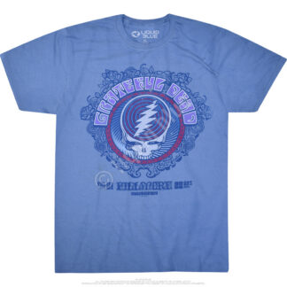 Liquid Blue Grateful Dead Fillmore Auditorium Blue Tee Medium