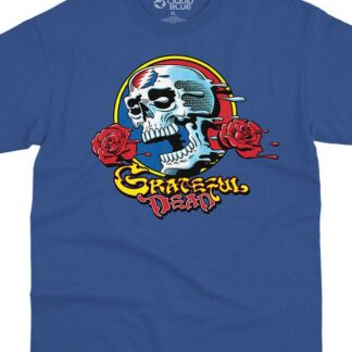 Liquid Blue Melt Your Face Denim T-Shirt Medium