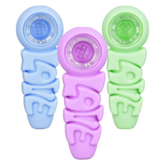 LOVE Silicone Hand Pipe - 4"