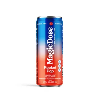 Magic Dose Kratom / Kava / Mushroom Seltzer Rocket Pop Single Can