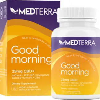 Medterra Good Morning Capsules 25mg CBD/25mg CBG 30ct
