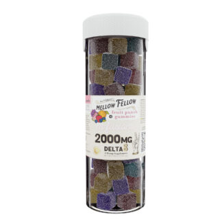 Mellow Fellow M-Fusions 2000mg D8 Gummies 40ct Fruit Punch