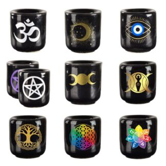 Mini Candle Holder Evil Eye