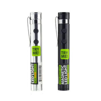 Mini Metal Flashlight w/ Laser
