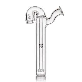 MJ Arsenal Puffco Pivot Glass Attachment 5" Sidecar Bubbler