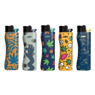 MK Lighter Grip Pro Lighter w/ Replaceable Flint - Plant Series
