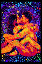 Modern Love Non-Flocked Blacklight Poster 24" x 36"