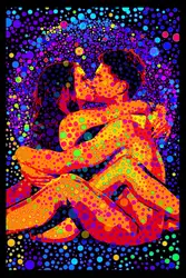 Modern Love Non-Flocked Blacklight Poster 24" x 36"