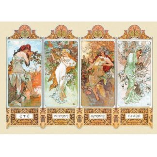 Mucha - 4 Seasons Poster 24" x 36"