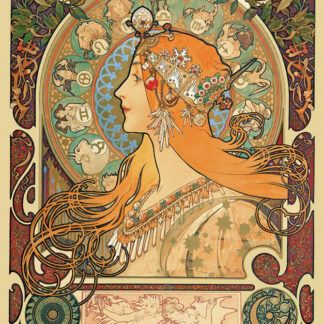 Mucha - Zodiac Poster 24" x 36"