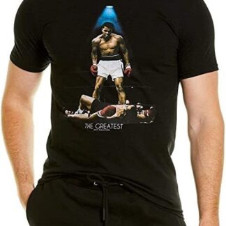 Muhammad Ali All Over Again Black Adult SS T-Shirt 3X