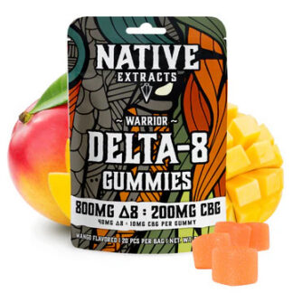Native Extracts Delta 8 Gummies 20ct Dreamcatcher 800mg D8 / 200mg CBN