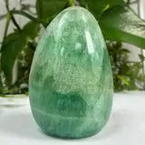 Natural Green Fluorite Freeform Rock 5"