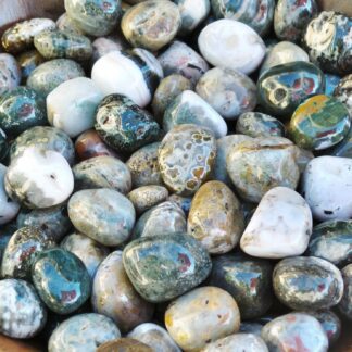 Ocean Jasper Pebbles by Size Medium