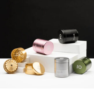 Ongrok 5 Piece Flower Petal Toothless Grinder Rose Gold Mini 2.2"