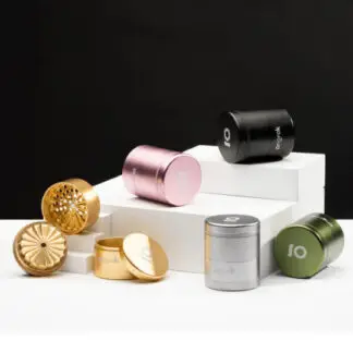 Ongrok 5 Piece Flower Petal Toothless Grinder Rose Gold Mini 2.2"