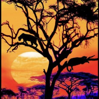 Panther Pride Blacklight Poster 24" x 36"