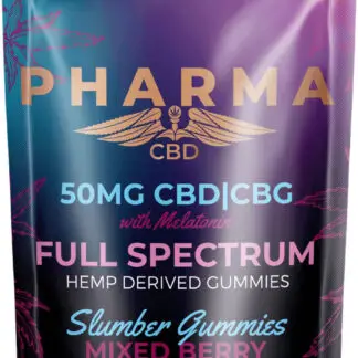 PharmaCBD Slumber Gummies Full Spectrum CBD/CBG with Melatonin 1500mg 30ct