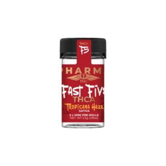 PharmaTHC Fast Fives THCA Dogwalker Pre-Rolls 5ct Gelato #41 (S)