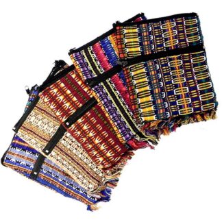 Pichincha Woven Fringe 2 Zipper Passport Pouch