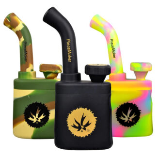 Piecemaker Klutch Silicone Water Pipe 7" - Colors Vary