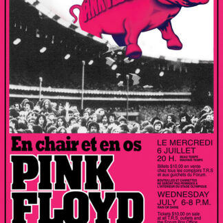 Pink Floyd - Concert Montreal (Pink Pig) Poster 24" x 36"
