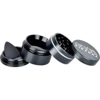 Piranha Pollinator Aluminum Grinder 4pc 2" Orange