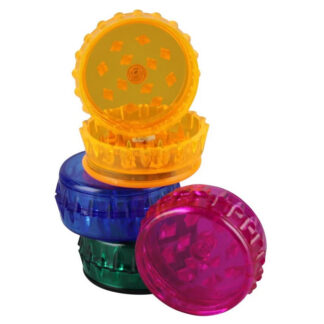 Plain Jane Transluscent Acrylic Grinder 2pc 2" - Colors Vary