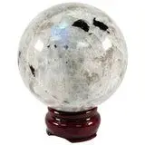 Polished Rainbow Moonstone Sphere 3"