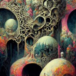 Psychedelic Dystopia 24" x 36"