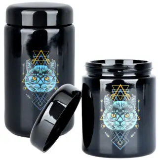 Pulsar 420 Jars w/ UV Screw Top PineAlien Extra Large - 1oz