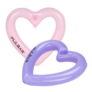 Pulsar Glass Hand Pipe 4.5" Balloon Heart
