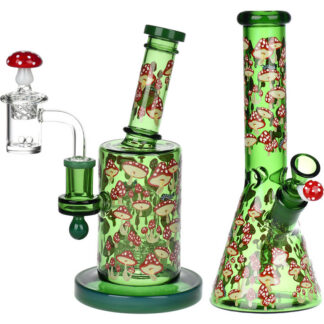 Pulsar Greatest Hits Series Glow Duo Herb Pipe Hearts n' Roses