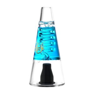Pulsar Sipper Bubbler Cup Glycerin Spiral 6.75" Blue