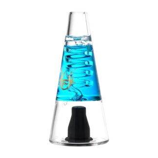 Pulsar Sipper Bubbler Cup Glycerin Spiral 6.75" Blue