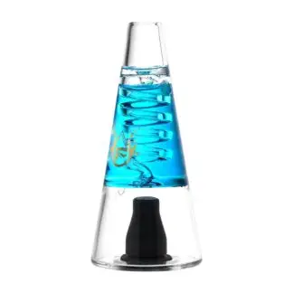 Pulsar Sipper Bubbler Cup Glycerin Spiral 6.75" Blue