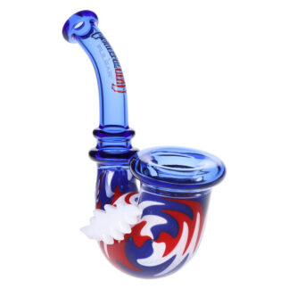 Pulsar x Grateful Dead Bolt Handle Glass Sherlock Pipe - 5"