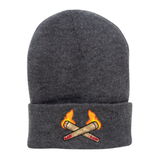 RAW Burning Cone Grey Beanie