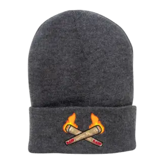 RAW Burning Cone Grey Beanie