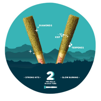 Realize Lil Giants THCA Pre Rolls .5g 2ct Gorilla Glue #4 (H)