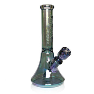Red Eye Tek 12" 7mm Terminator Revolution Bell Water Pipe Green