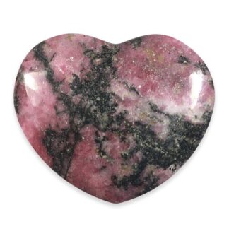 Rhodonite Heart by Size 3-4"