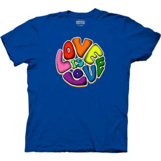 Ripple Junction Love is Love T-Shirt Royal Blue XL